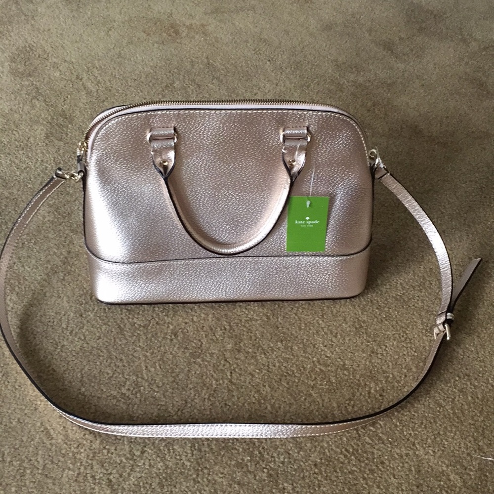 Kate Spade New York Metallic Rosegold Satchel